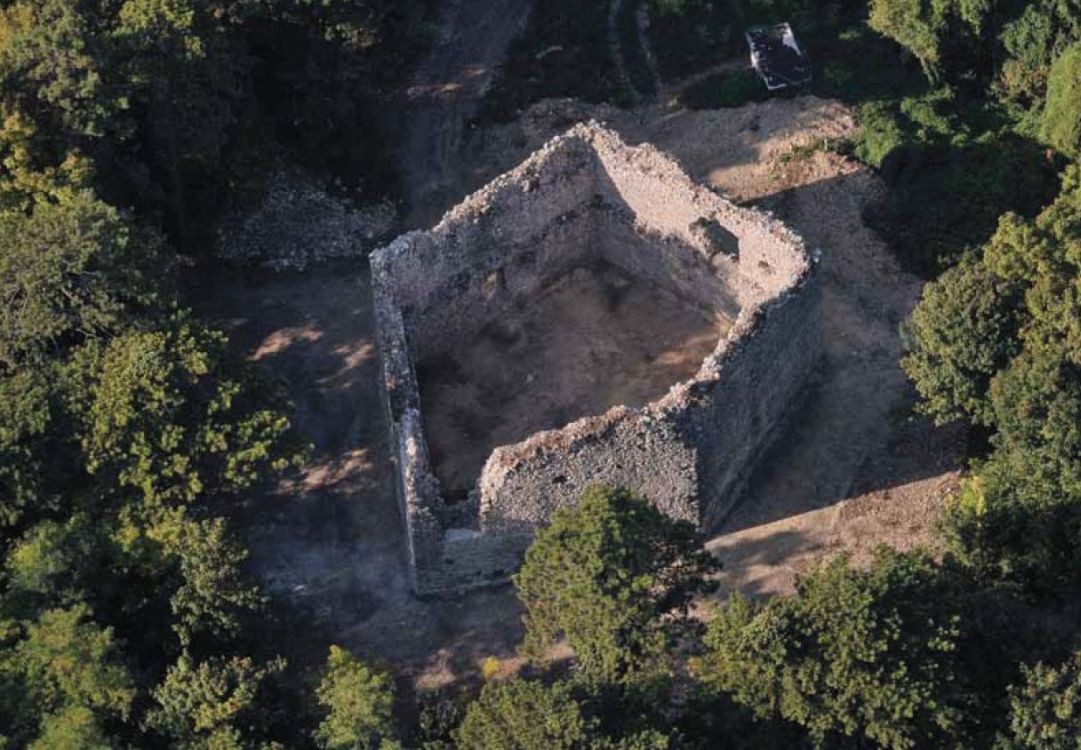 Gradina Klinac iz zračne perspektive